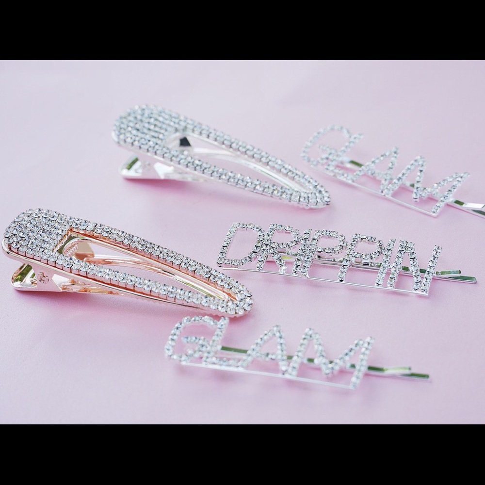 Pins with diamonds